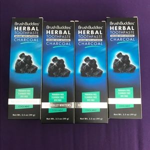 4 Herbal Charcoal Toothpaste